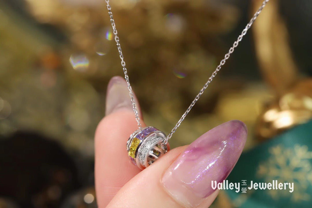 18K Rainbow Necklace