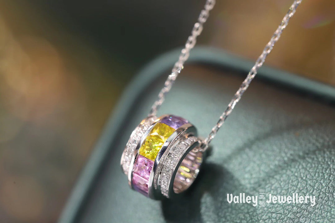 18K Rainbow Necklace