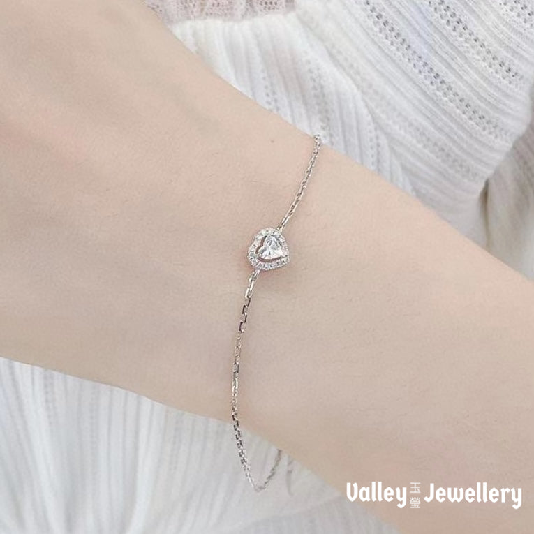 18K Sparkling Diamond Bracelet