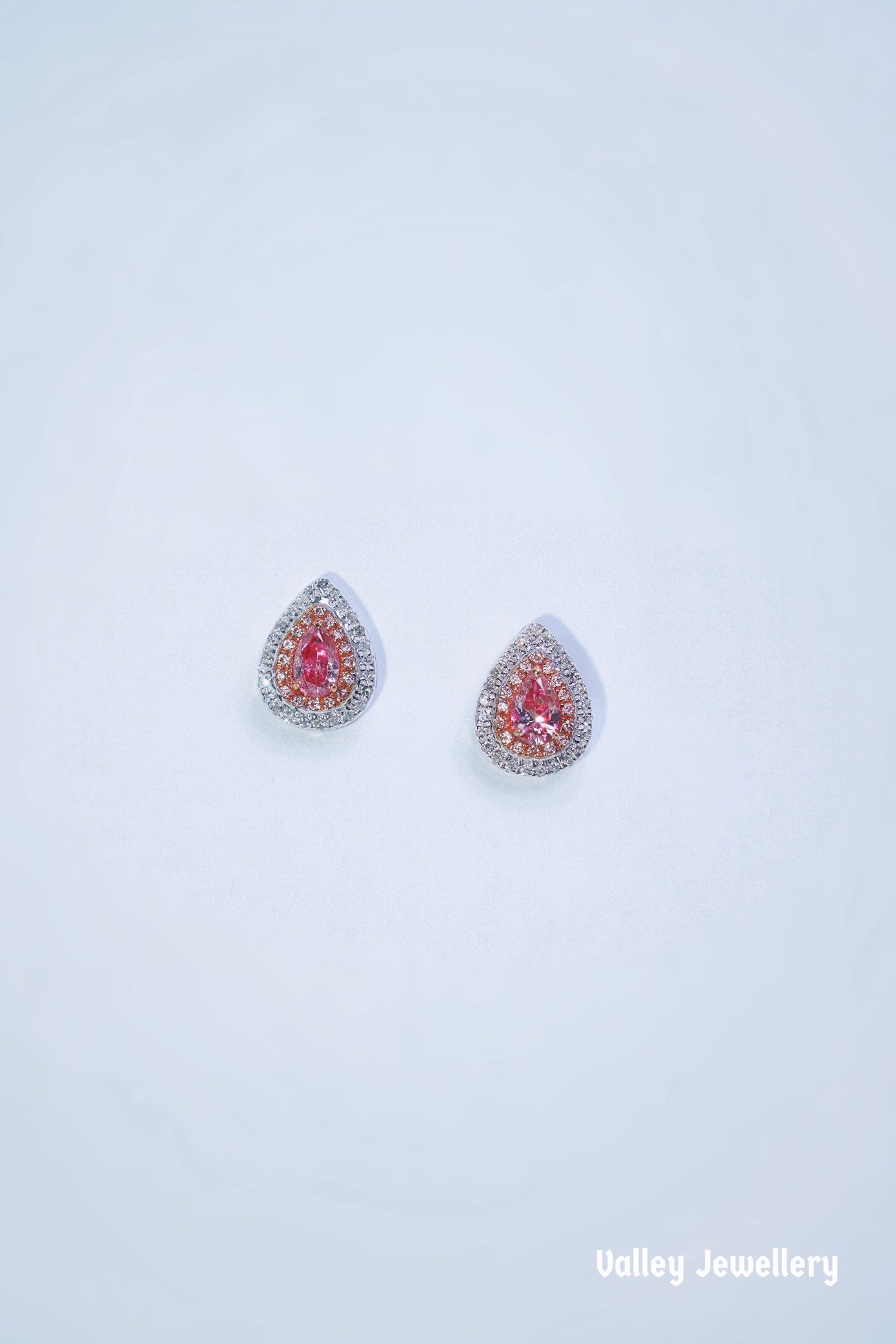 18K diamond earrings