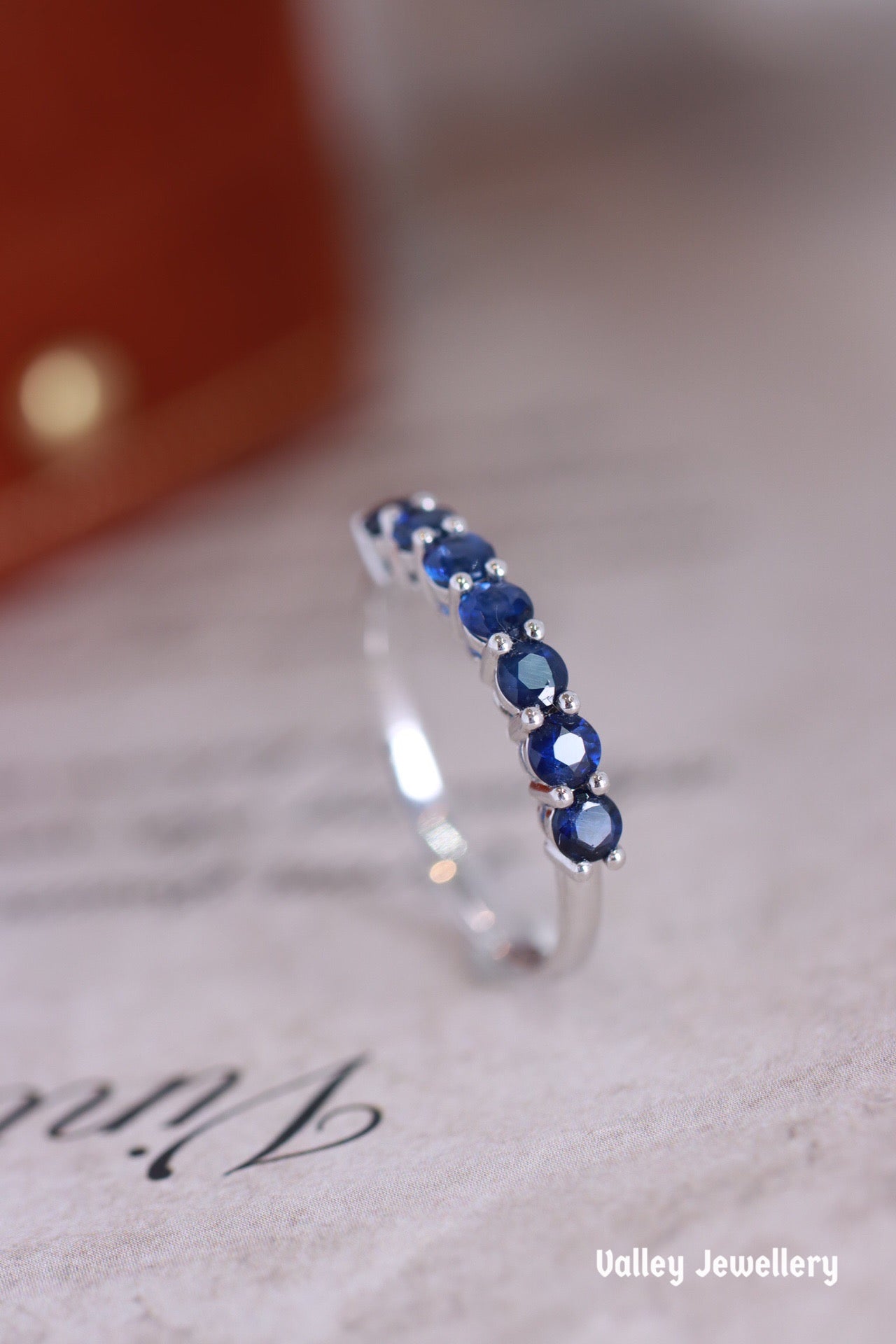 18K Sapphire Ring