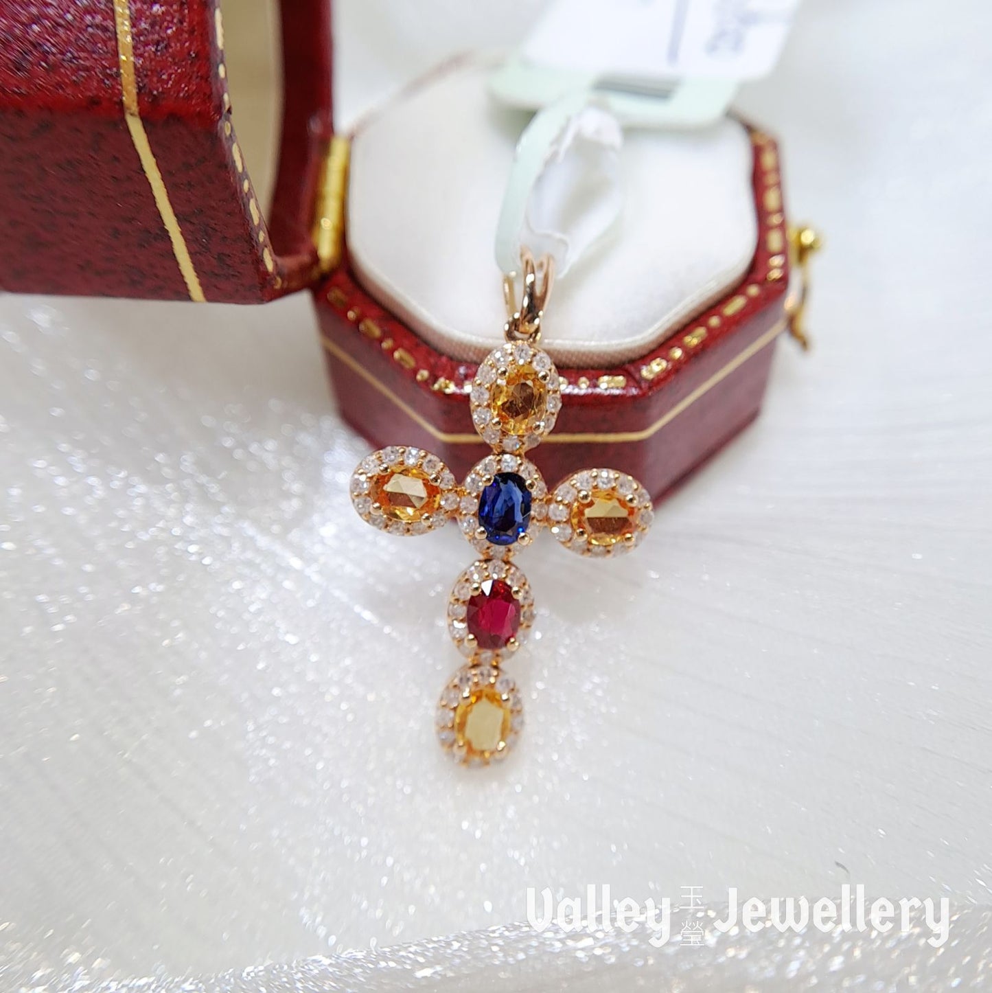 18K Colour Sapphire Necklace