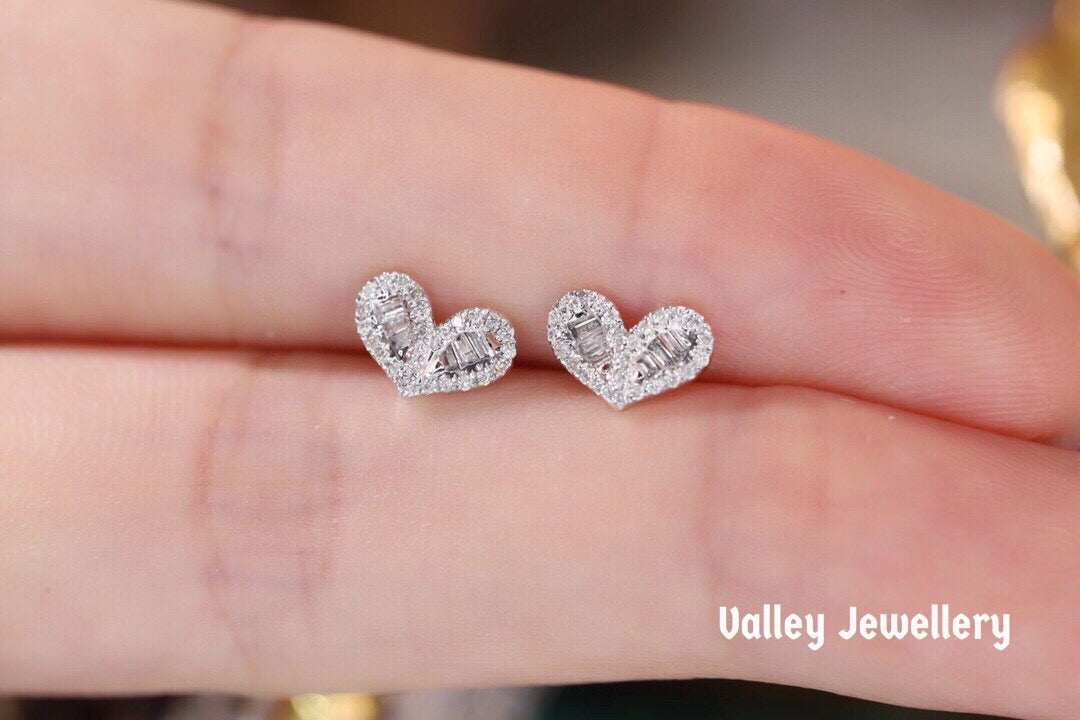 18K Diamond Earrings