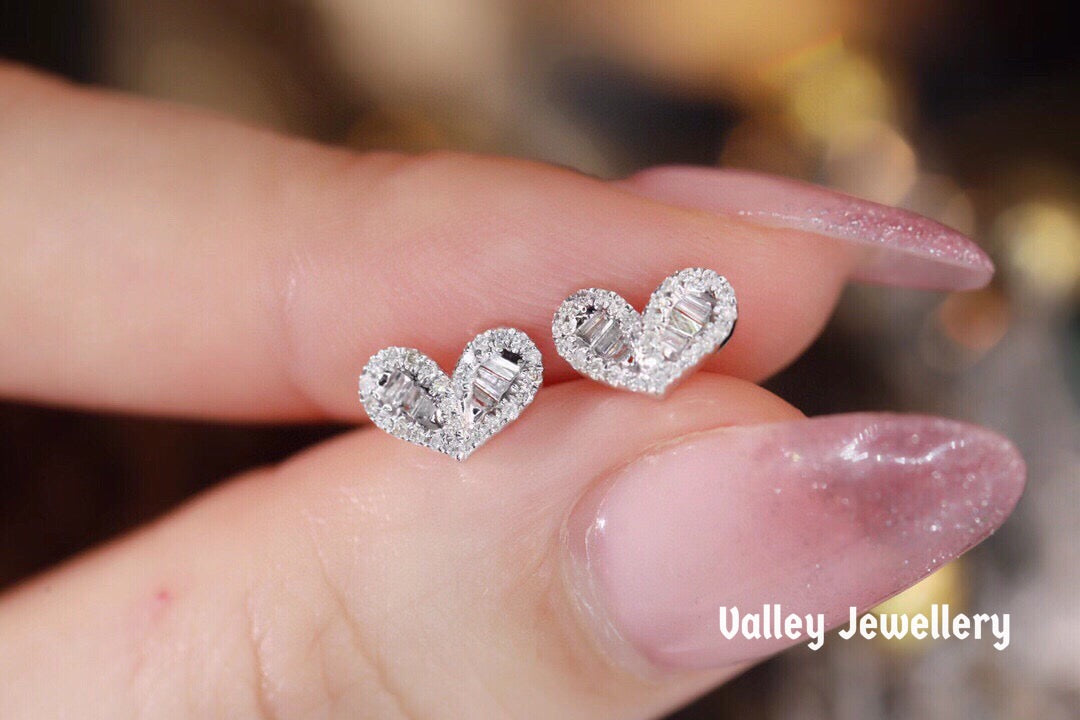 18K Diamond Earrings