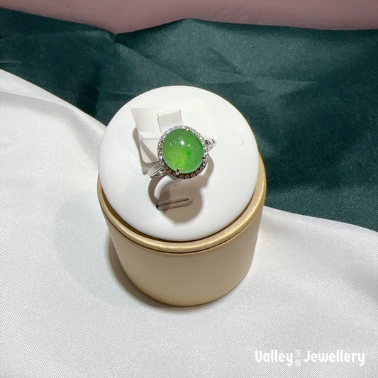 18K Gold Jadeite Ring