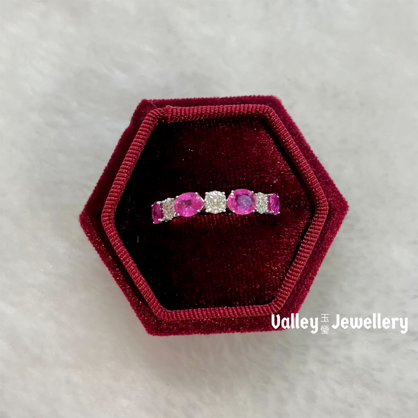 18K Gold Ruby & Diamond Ring