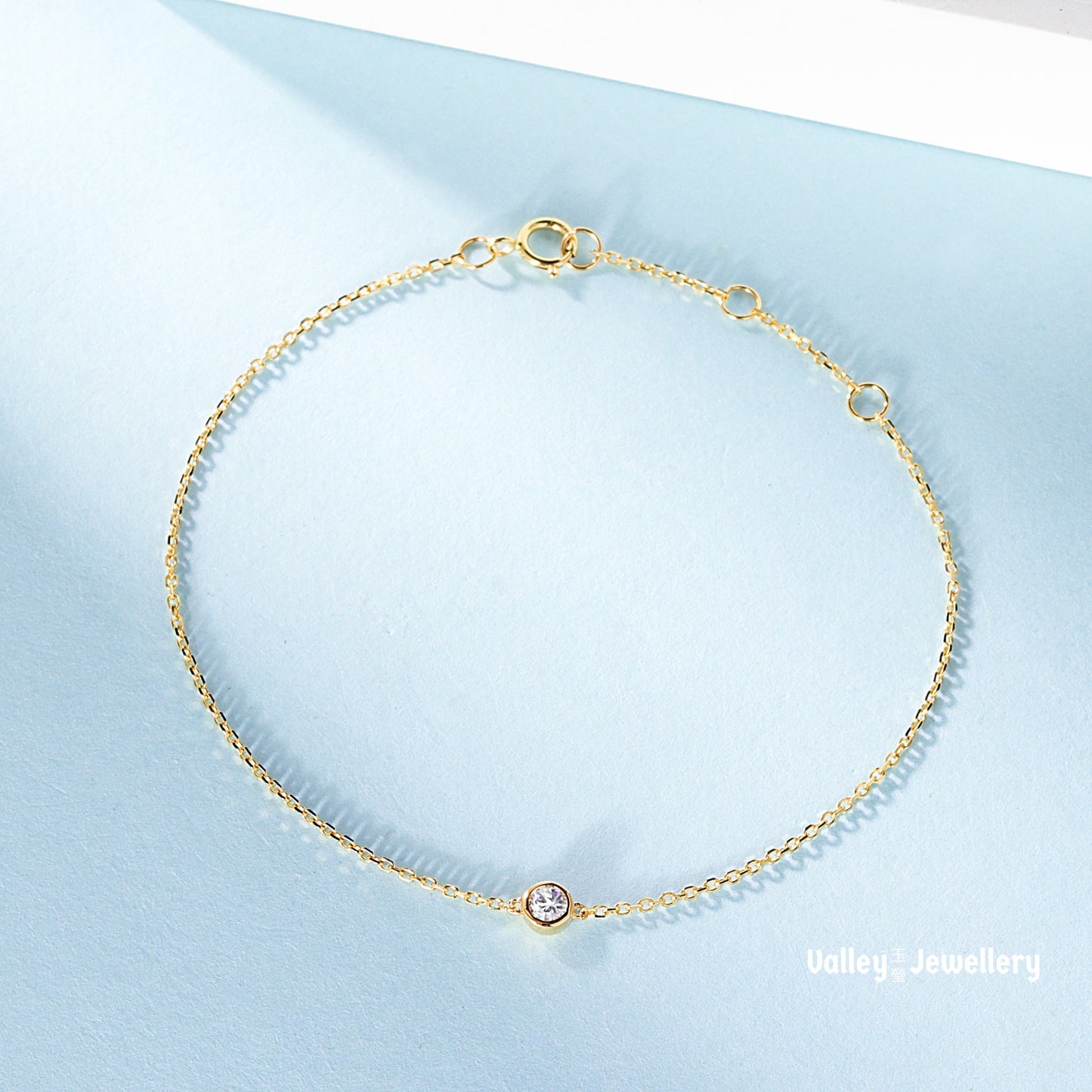 18K Sparkling Diamond Bracelet