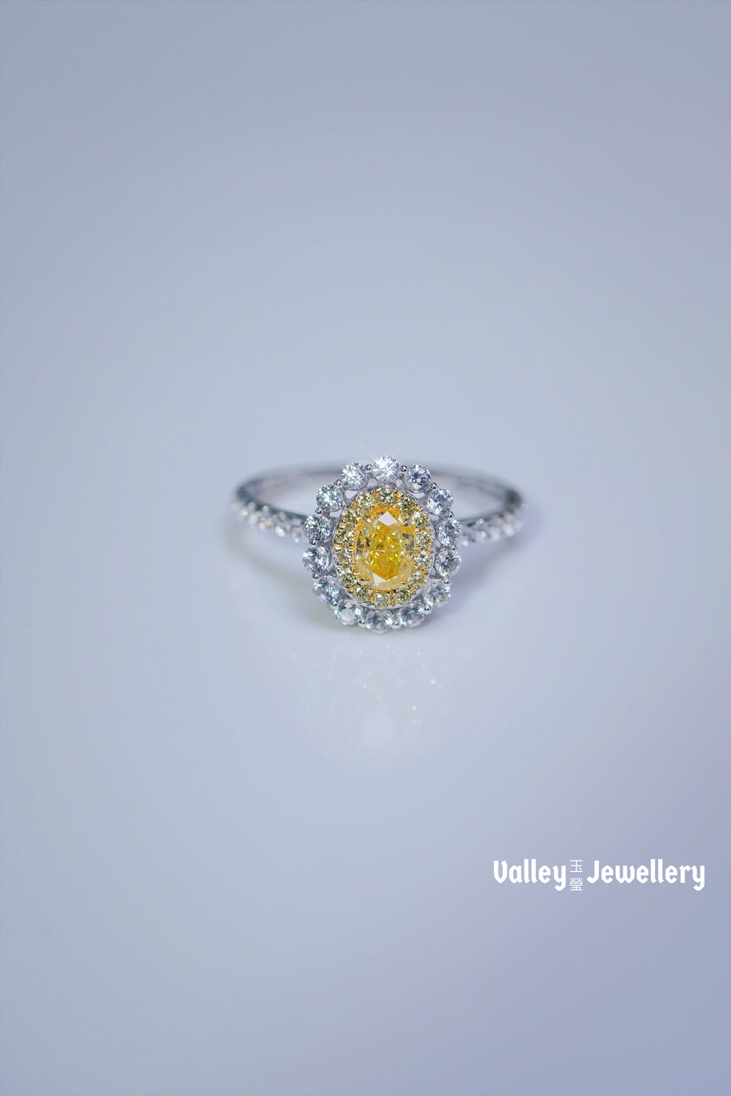 18K Yellow Diamond Ring / Pendant