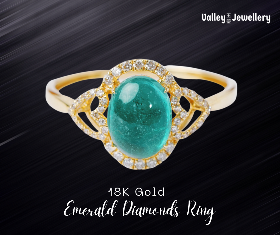 Sparkling Emerald Ring